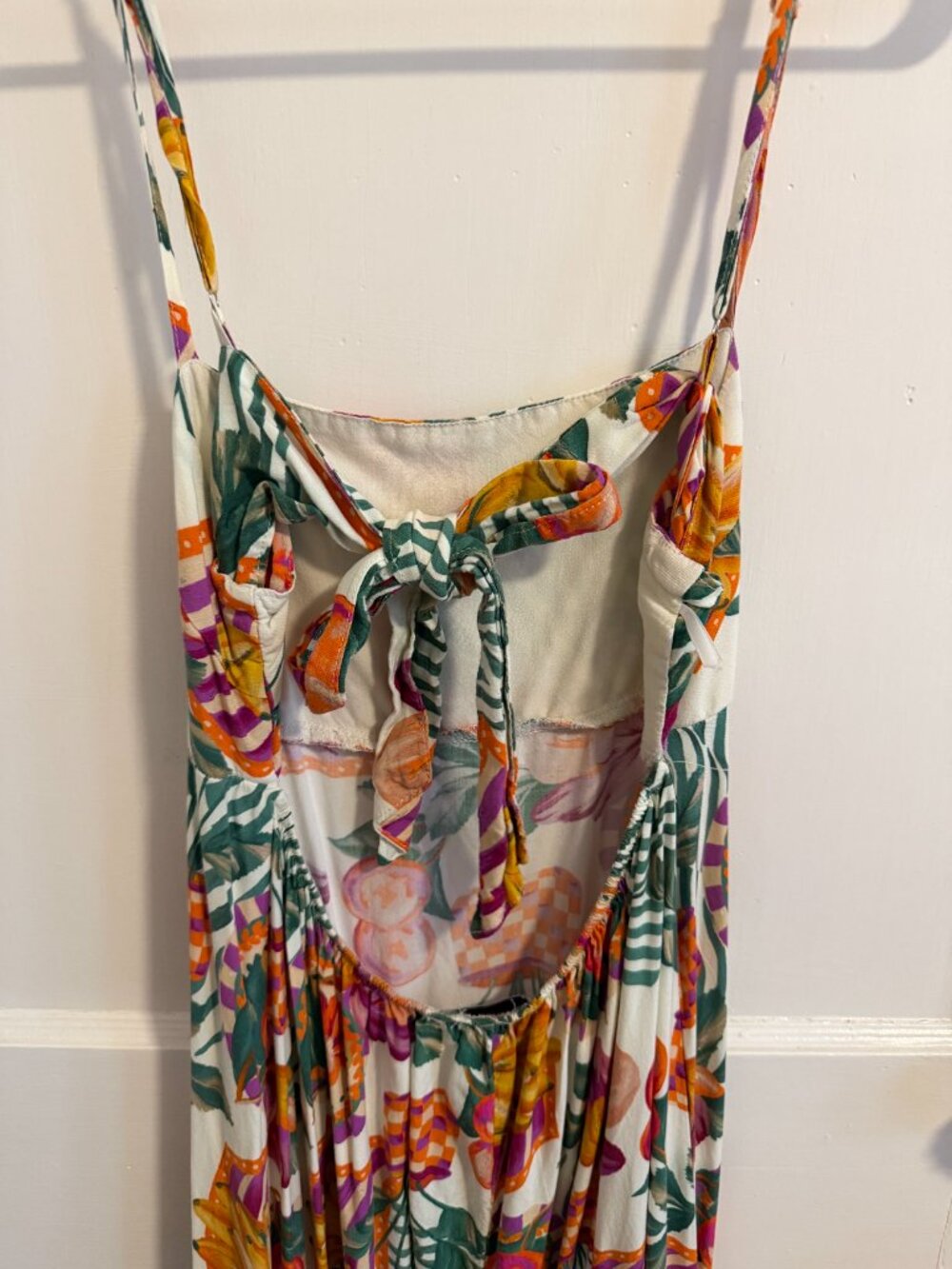 Paperheart Tropical Floral Open Back Maxi Dress XL - Picture 4 of 4